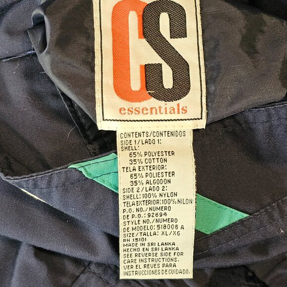 Current Seen Essentials VTG 80s/90s Reversible Colorblock Coat – Size XL - Picture 12 of 15